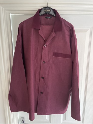 Men burgundy pjs pyjamas - m&s,