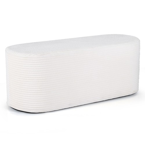 Modern end bed stool - of, oval