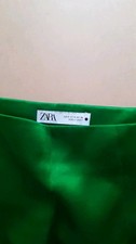 Zara Women's Emerald Green Mini Skirt Size Small In Great Used Condition