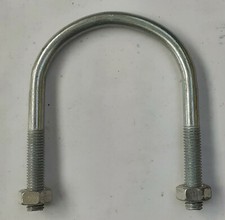 U-Bolt M10 x 76 mm Inside Diam 100 mm Inside Height 85mm thread cent Zinc Plated