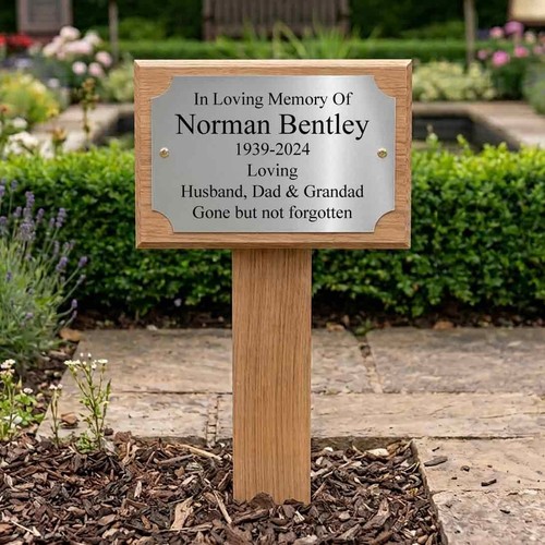 Personalised memorial plaque - personalised,