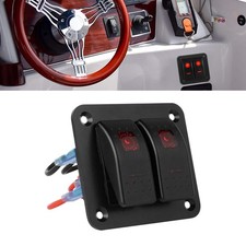 2 Gang 12-24V Rocker Switch
