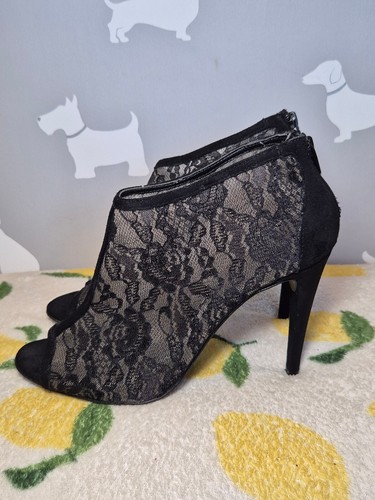 French connection black lace - french,