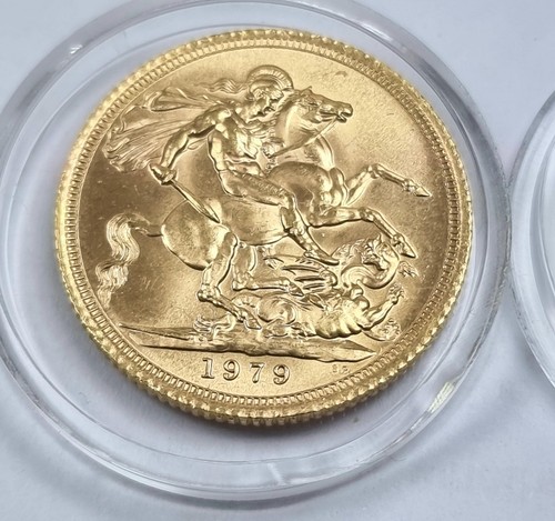 1979 gold full sovereign queen - 1979,