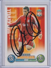 2007/08 TOPPS MATCH ATTAX CARDS HAND SIGNED AUTO AUTOGRAPH HARRY KEWELL
