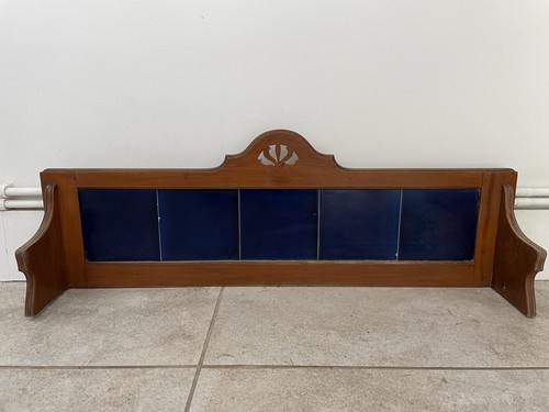Antique washstand backsplash - antique,