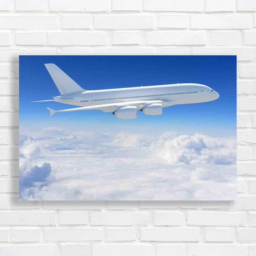 Airplane the sky canvas - the,