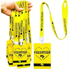 15 Pack Volunteer Lanyard with
