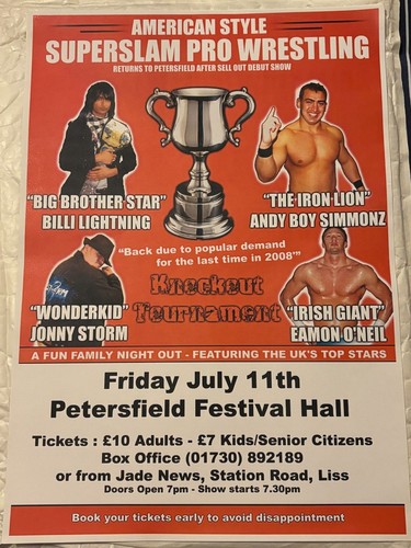Vintage 2008 ipw superslam - 2008, ipw:uk