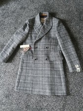 Spitalfields Clothing Co. Grey Luxury Wool Blend Coat - UK 42R / EUR52- RRP £175