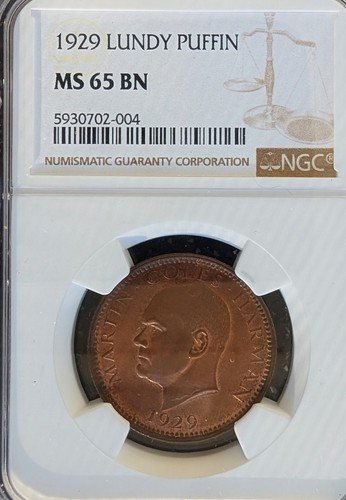 Lundy bronze 1929 puffin - 1929, 1
