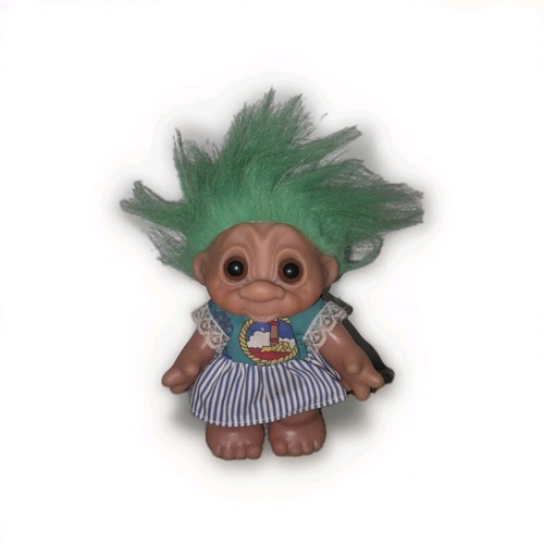 Denmark dam troll doll green - denmark,