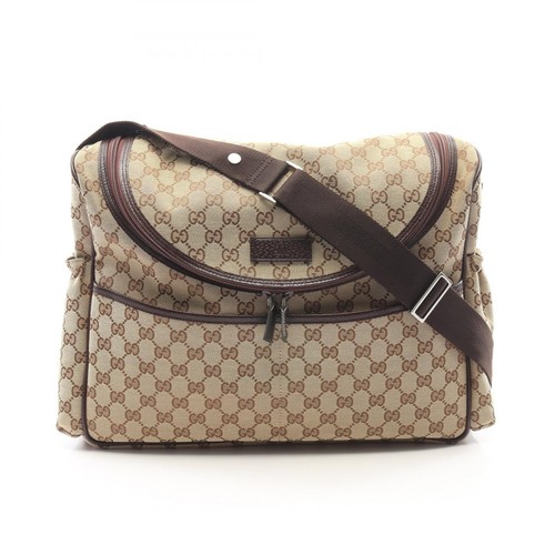 Gucci canvas shoulder bag - gucci, gg
