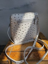 White Genuine Leather