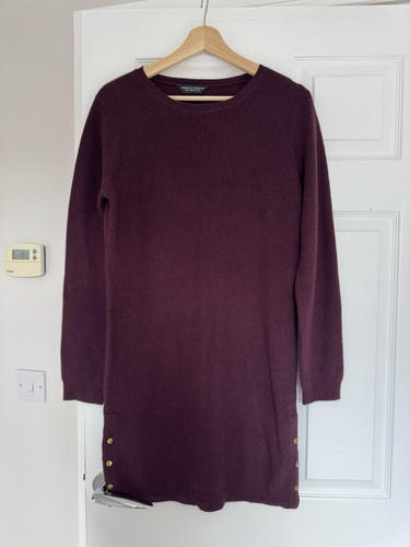 Ladies burgundy jumper - burgundy,