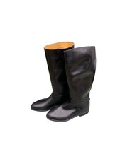 AIGLE Rubber Riding Boots Mens 10.5 (45) Black Waterproof Equestrian
