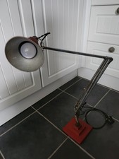 3 Step Herbert Terry 1227 Anglepoise Desk Lamp 1930's Vintage