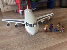  Playmobil Pacific Airlines 4310 Passenger Jet Airliner Plane - Complete 
