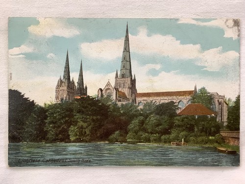Lichfield cathedral south - lichfield, cathedral,