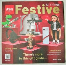 Brand New ARGOS All Things Winter CATALOGUE 2023 Christmas Gift Guide Ideas