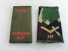 Durham Army Cadet Force ACF Rank Slides