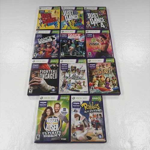 Lot xbox 360 kinect - lot,