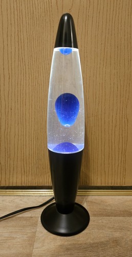Black blue lava lamp retro - lava,