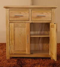 Oak Sideboard Solid Wood Small