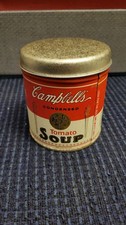vintage 1990's Campbell's condensed tomato soup collectible tin - euc w/lid