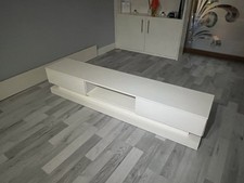 White Gloss Finished TV Stand 167cm Length. Collection Only.