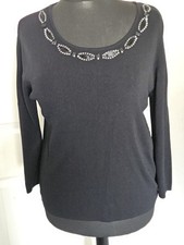 Casamia Black Stretch Knit Top