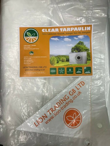 Clear tarpaulin sheet 100 - tarpaulin, sheet,