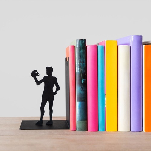 Book ends black - ends, heavy