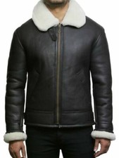 Mens Sheepskin Leather Jacket