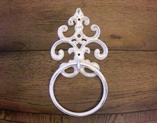 Shabby chic iron towel - shabby, ring