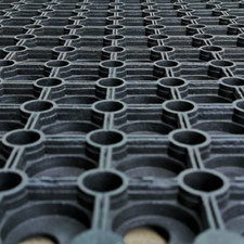 Rubber grass mat - horse, stable