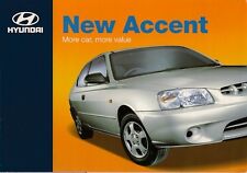 Hyundai Accent 2000 UK Market Sales Brochure 1.3i Si GSi 1.5 CDX