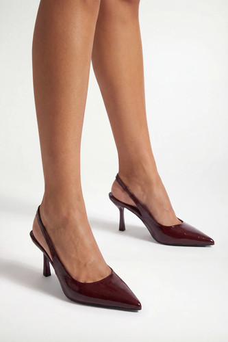 Wallis wine court shoes - court,