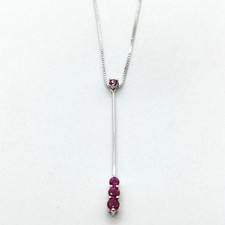 Damiani Necklace Ruby White