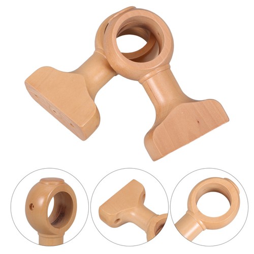 2pcs wooden curtain rod - 2pcs,