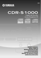 Yamaha  CDR-S1000 - CD Player