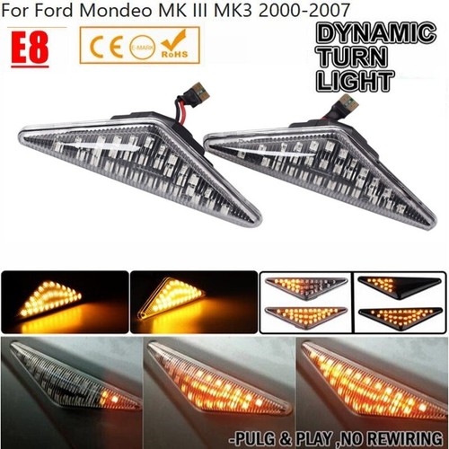 White lens led side - led, repeater