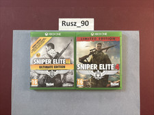 Sniper Elite III 3 Ultimate Edition & Xbox One & Xbox Series X Games Bundle MINT