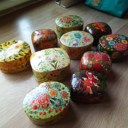 Vintage kashmiri hand - vintage, painted