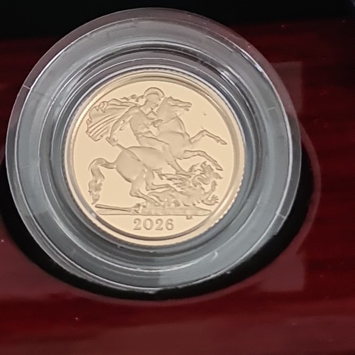 2026 half gold sovereign - gold, 22ct