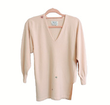 Vintage Harrods Knightsbridge John Laing of Hawick Cashmere Sweater Womens Small