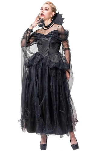 Womens black witch costume - womens,