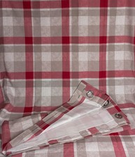 Beautiful crimson check eyelet