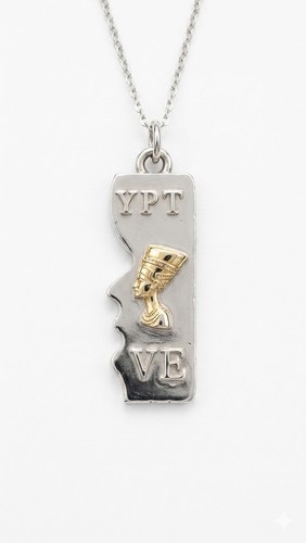 Egyptian nefertiti pendant - nefertiti,