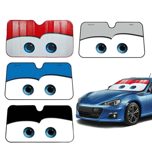 Cartoon eye visor - cartoon, car